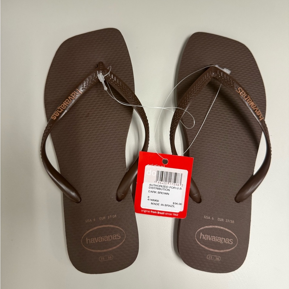 Havaianas Dark Brown Sandals
